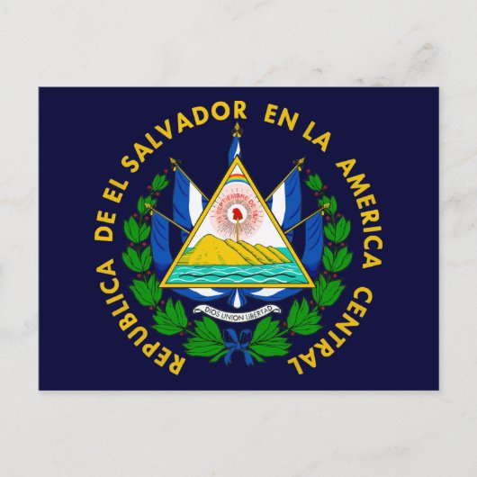 El Salvador COA Briefkaart (Voorkant)