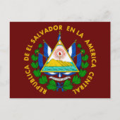 El Salvador COA Briefkaart (Voorkant)