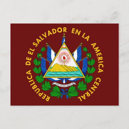 El Salvador COA Briefkaart (Voorkant)