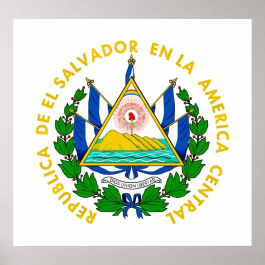 El Salvador COA Poster (Voorkant)