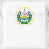 El Salvador COA Ronde Sticker (Tas)