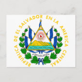 El Salvador Coat of arms SV Briefkaart (Voorkant)