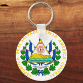 El Salvador Coat of arms SV Sleutelhanger (Voorkant)