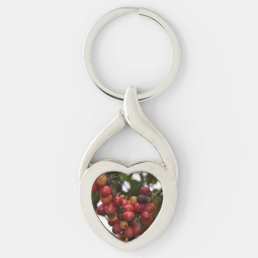 El Salvador Coffee Beans Sleutelhanger (Voorkant)