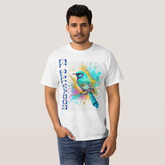 EL SALVADOR COLIBRI T-SHIRT (Voorkant volledig)