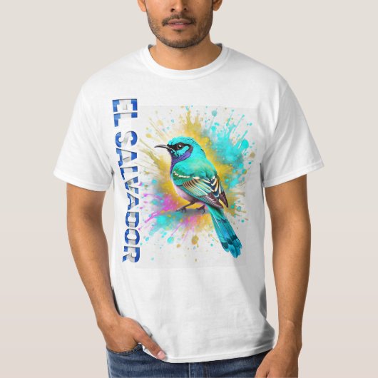 EL SALVADOR COLIBRI T-SHIRT (Voorkant)