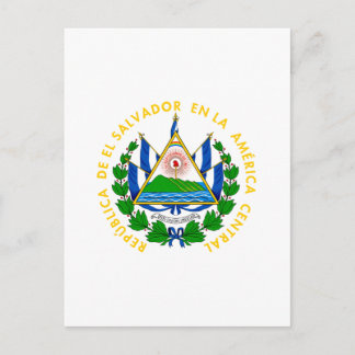 El Salvador - embleem/vlag/wapen/symbool Briefkaart