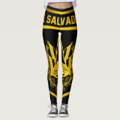 El Salvador Emblem Leggings (Voorkant)