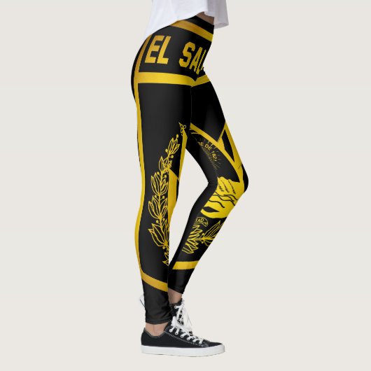 El Salvador Emblem Leggings (Rechts)