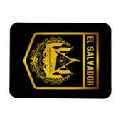 El Salvador Emblem Magneet (Horizontaal)