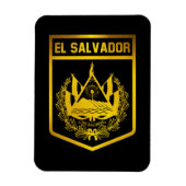 El Salvador Emblem Magneet (Verticaal)