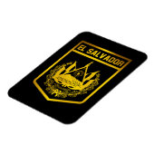 El Salvador Emblem Magneet (Linkerzijde)