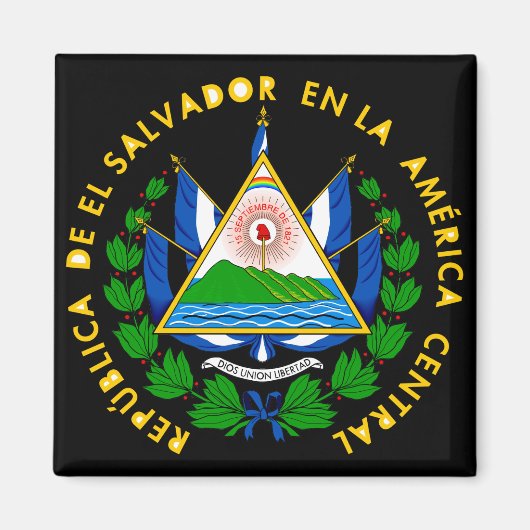 el salvador emblem magneet (Voorkant)