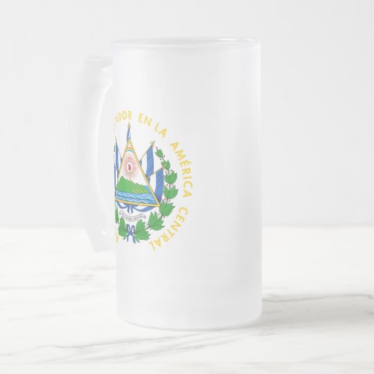 el salvador emblem matglas bierpul (Voorkant links)