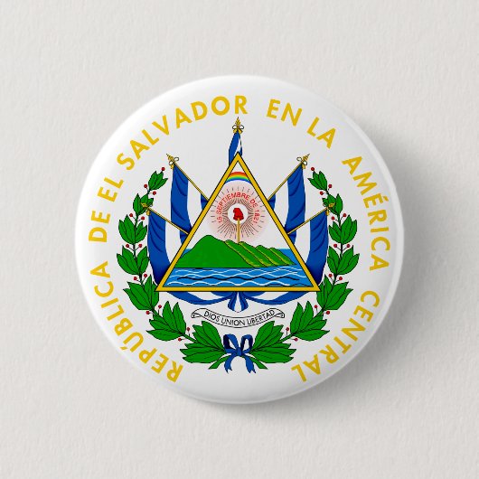 el salvador emblem ronde button 5,7 cm (Voorkant)