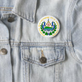 el salvador emblem ronde button 5,7 cm (In situ)