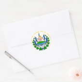 el salvador emblem ronde sticker (Envelop)