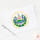 el salvador emblem ronde sticker (Envelop)