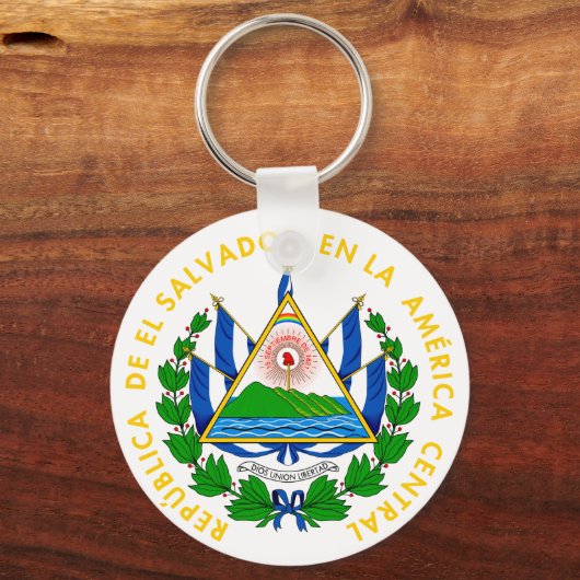 el salvador emblem sleutelhanger (Voorkant)