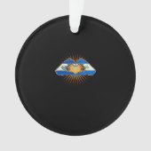 El Salvador en Nicaragua hart handen Ornament (voorkant)