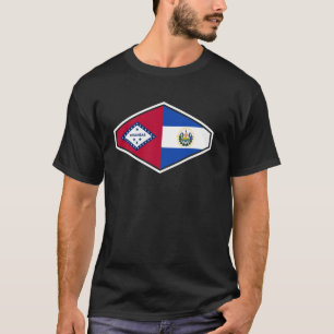 El Salvador-erfgoed Arkansas trots T-shirt