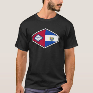 El Salvador-erfgoed Arkansas trots T-shirt