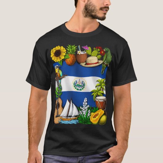 El Salvador-erfgoed T-shirt (Voorkant)