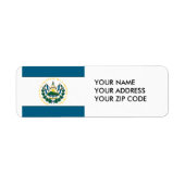 El Salvador Etiket (Voorkant)