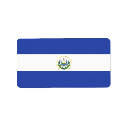 El Salvador Etiket (Voorkant)