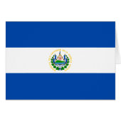 El Salvador Flag (Voorkant Horizontaal)