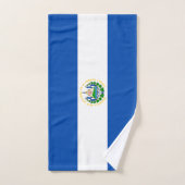 El Salvador Flag Bad Handdoek (Handdoek)