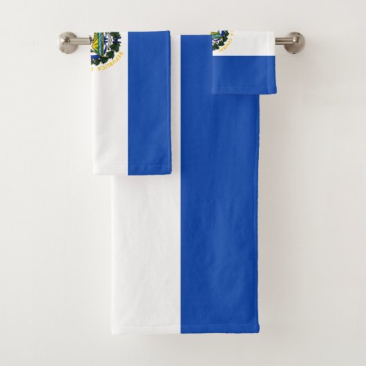 El Salvador Flag Bad Handdoek (Insitu)