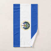 El Salvador Flag Bad Handdoek (Handdoek)