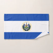 El Salvador Flag Bad Handdoek (Handdoek)