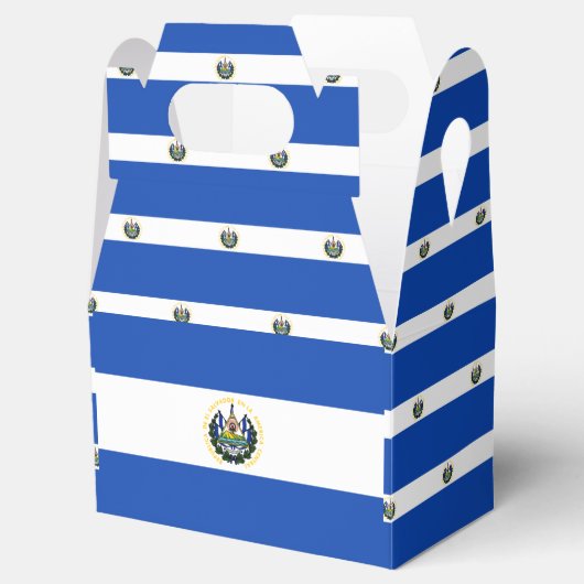 El Salvador Flag Bedankdoosjes (Geopend)