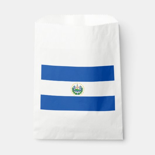 El Salvador Flag Bedankzakje (Voorkant)
