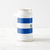 El Salvador Flag Bierpul (Voorkant links)