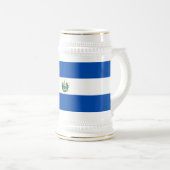El Salvador Flag Bierpul (Voorkant rechts)