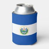 El Salvador Flag Blikjeskoeler (Blikje Voorkant)