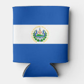 El Salvador Flag Blikjeskoeler (Voorkant)