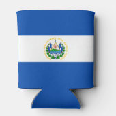 El Salvador Flag Blikjeskoeler (Achterkant)