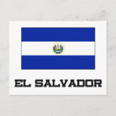 El Salvador Flag Briefkaart (Voorkant)