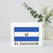 El Salvador Flag Briefkaart (Staand voorkant)