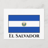 El Salvador Flag Briefkaart (Voorkant)