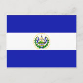 El Salvador Flag Briefkaart (Voorkant)