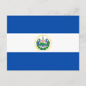 El Salvador Flag Briefkaart (Voorkant)