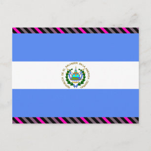 El Salvador Flag Briefkaart