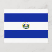 El Salvador Flag Briefkaart (Voorkant)
