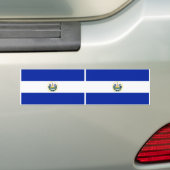 El Salvador Flag Bumpersticker (Op auto)