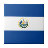 El Salvador Flag Ceramic Tile Tegeltje (Voorkant)
